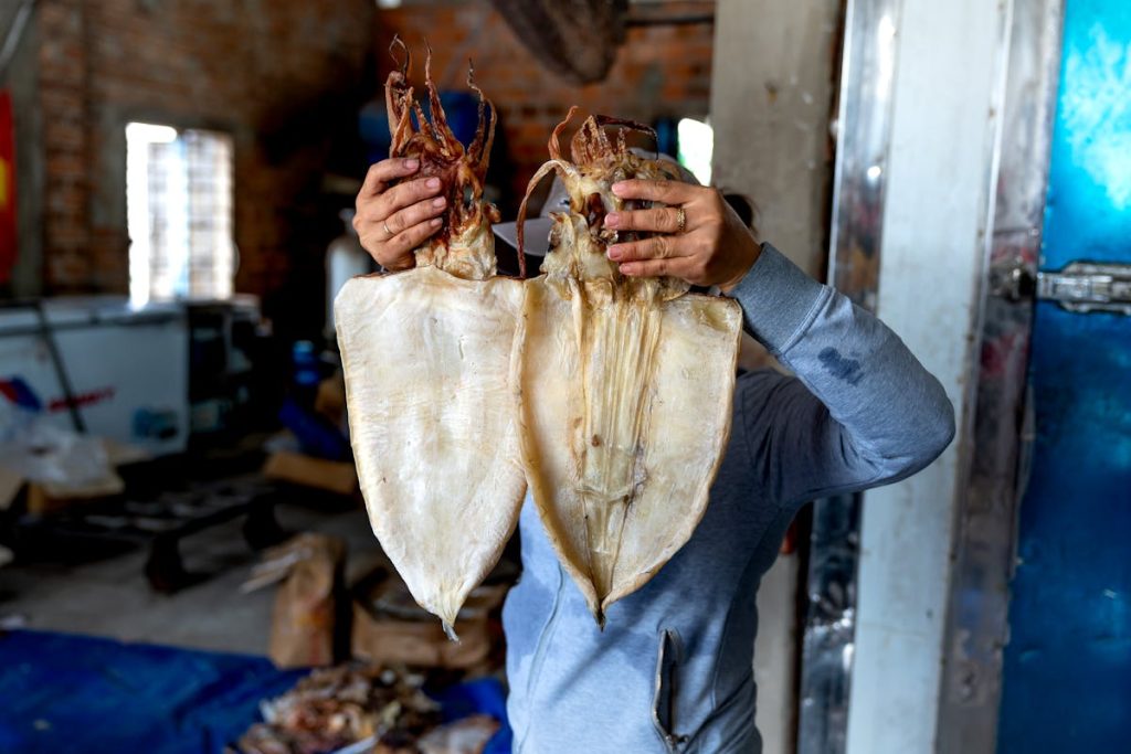 Mực khô xé sẵn ăn liền Phan Thiết