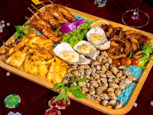 Combo hải sản tươi sống 4 món nhà hàng